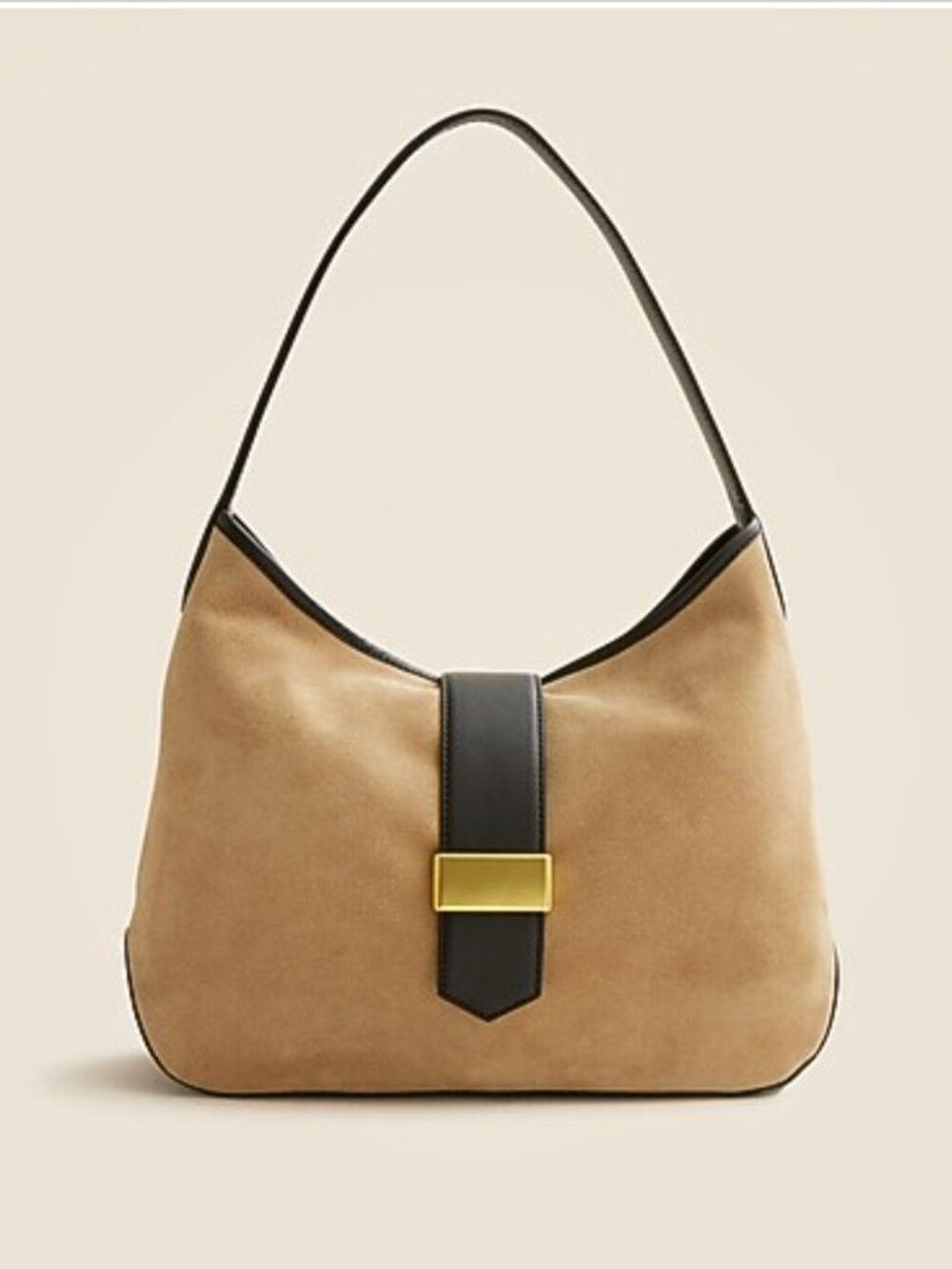 J. Crew Berkeley Suede & Leather Shoulder Bag NWT